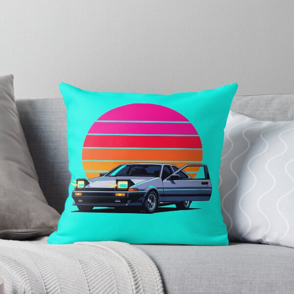 Item preview, Neon Retro Anime Hatchback Hero designed and sold by KungPowUnicorn.