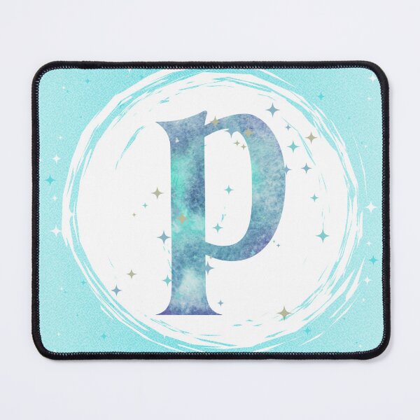 Item preview, Letter P Monogram watercolor galaxy designed and sold by iRenza.