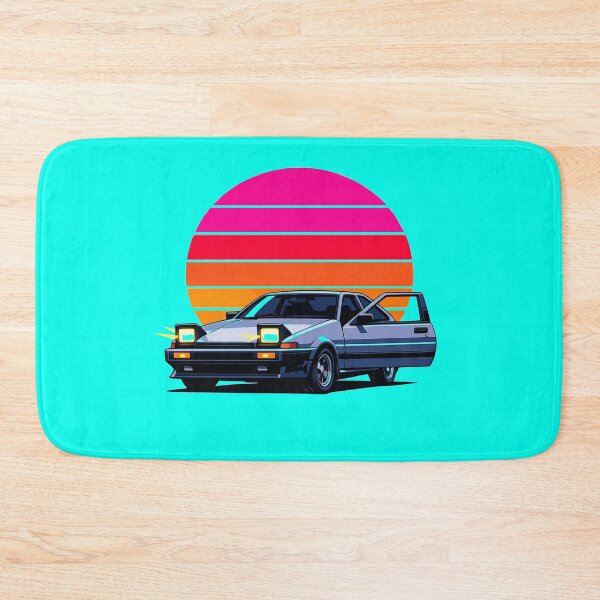 Item preview, Neon Retro Anime Hatchback Hero designed and sold by KungPowUnicorn.