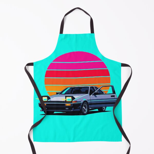 Item preview, Neon Retro Anime Hatchback Hero designed and sold by KungPowUnicorn.