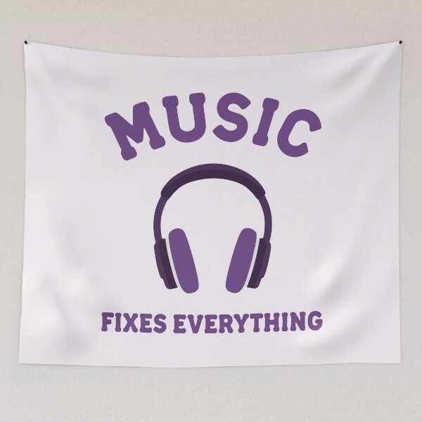 Item preview, Music Fixes Everything  designed and sold by fadilow.