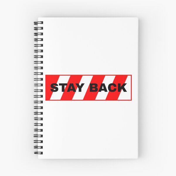 Item preview, Stay back red/white designed and sold by Johns-Cave.