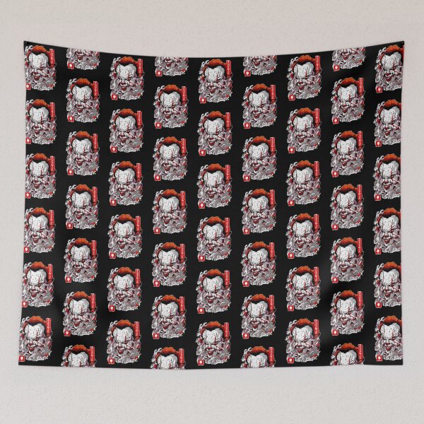 Item preview, Scary Evil Clown Vintage Japanese Horror Art designed and sold by Anselle.