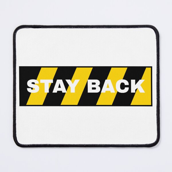 Item preview, Stay back black/yellow designed and sold by Johns-Cave.