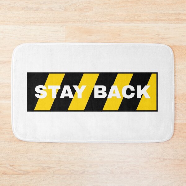 Item preview, Stay back black/yellow designed and sold by Johns-Cave.