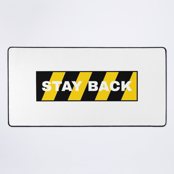 Item preview, Stay back black/yellow designed and sold by Johns-Cave.