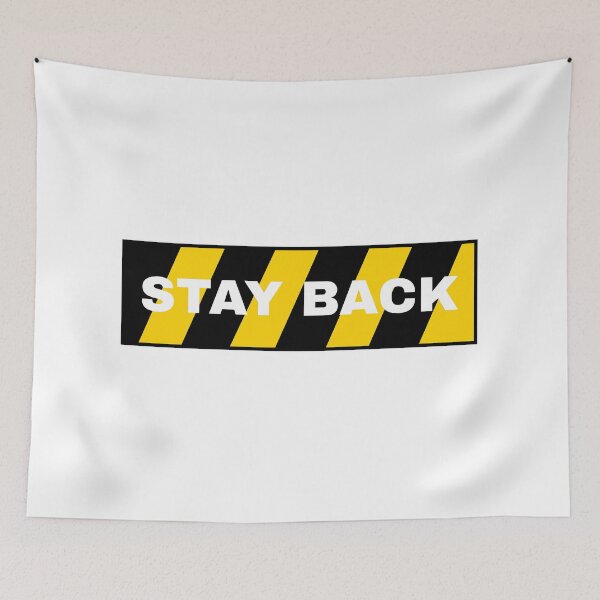 Item preview, Stay back black/yellow designed and sold by Johns-Cave.