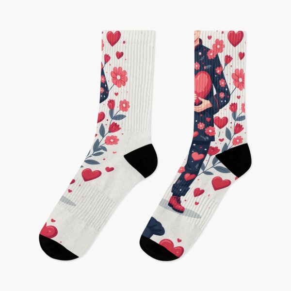 Item preview, Heart-shaped floral pattern for Valentine's Day designed and sold by Mianku | Für das Leben.