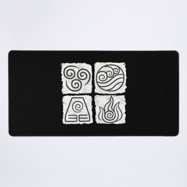 Item preview, Four Nations Elemental Symbols – Avatar Line Art designed and sold by Catsi-Nook-Art.