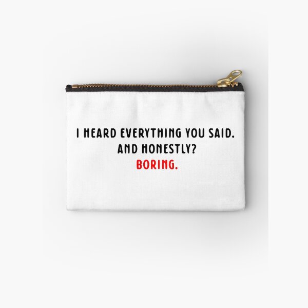 Item preview, BORING | QUOTE T-SHIRT  designed and sold by OVERHEARD IT | BRAND.