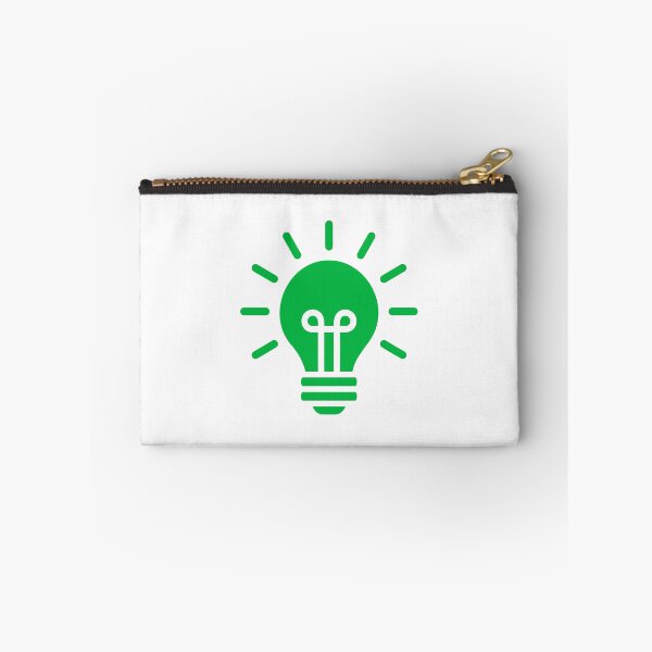 Item preview, Green Light Bulb Idea Creativity Innovation Eco Symbol designed and sold by VectorForge Studio.