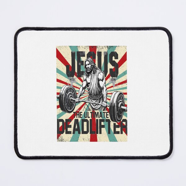 Item preview, jesus the ultimate deadliftiter retro vintage designed and sold by abangkejepit.