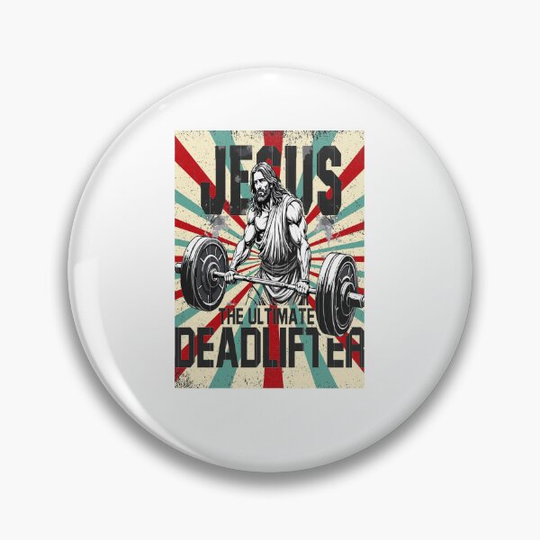 Item preview, jesus the ultimate deadliftiter retro vintage designed and sold by abangkejepit.