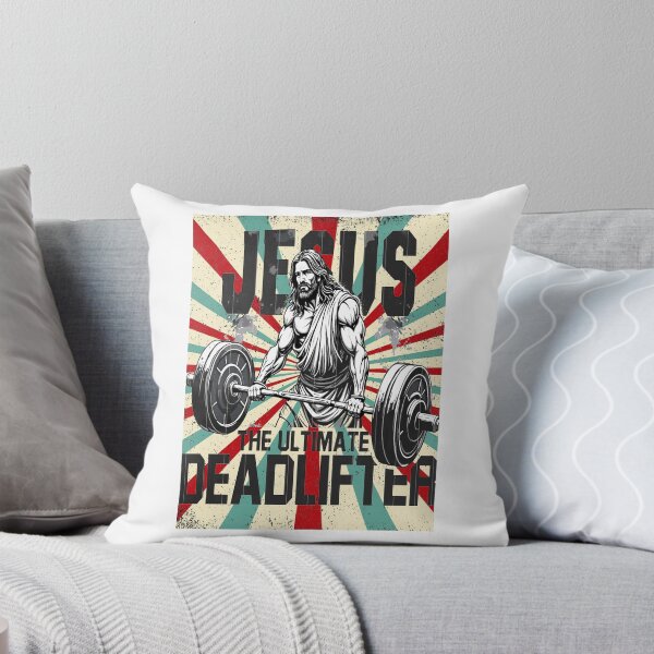 Item preview, jesus the ultimate deadliftiter retro vintage designed and sold by abangkejepit.