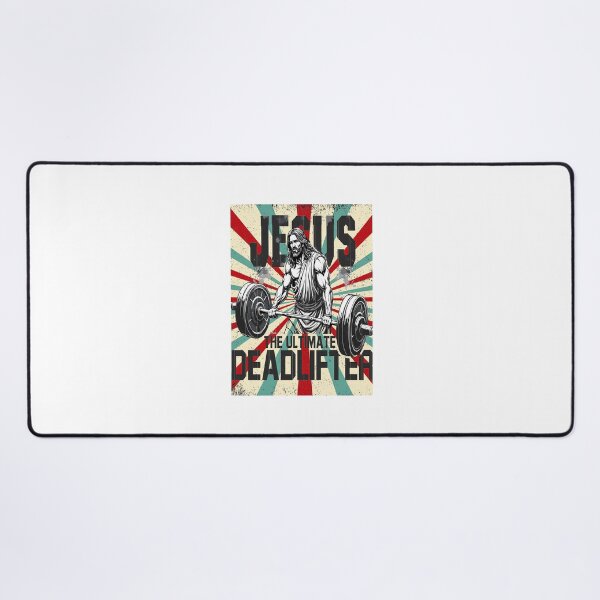 Item preview, jesus the ultimate deadliftiter retro vintage designed and sold by abangkejepit.