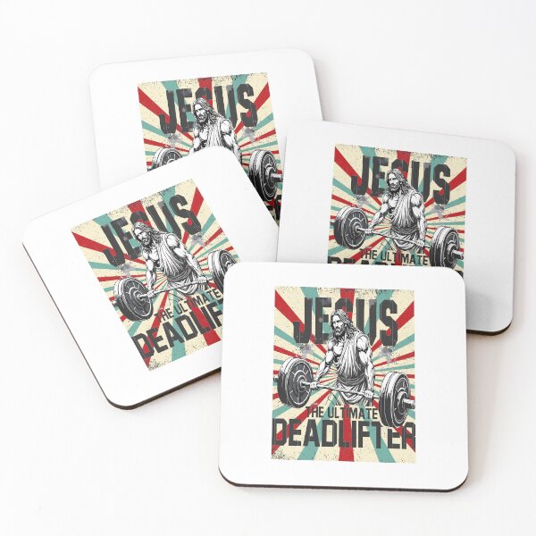Item preview, jesus the ultimate deadliftiter retro vintage designed and sold by abangkejepit.