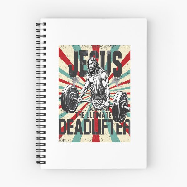 Item preview, jesus the ultimate deadliftiter retro vintage designed and sold by abangkejepit.