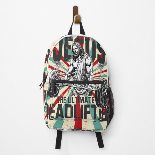Item preview, jesus the ultimate deadliftiter retro vintage designed and sold by abangkejepit.