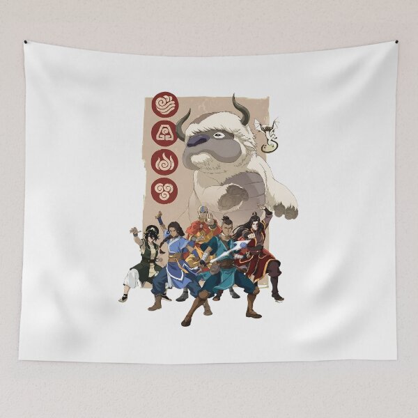 Item preview, Team Avatar – The Last Airbender Fan Art Poster designed and sold by Catsi-Nook-Art.
