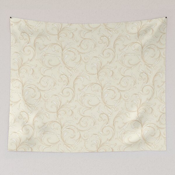Item preview, Elegant Vintage Floral Damask Pattern designed and sold by CozyArtistryShop.