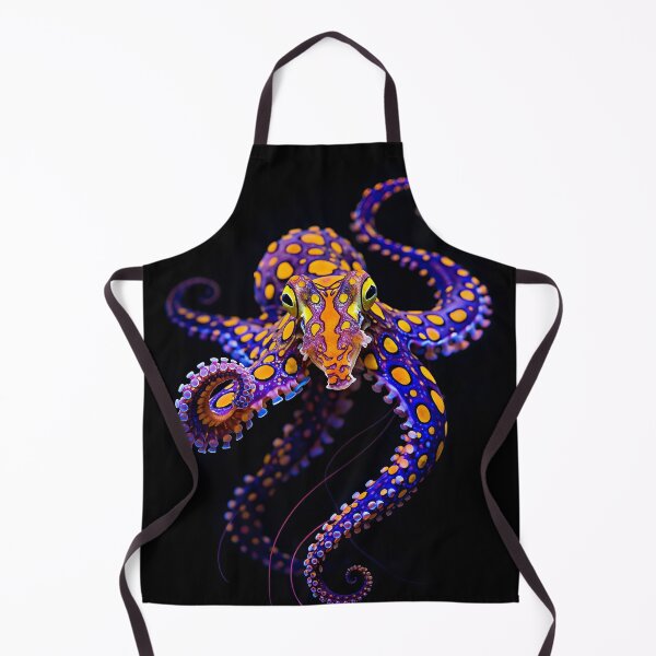 Item preview, Bioluminescent Ring Octopus designed and sold by Einkstudio.