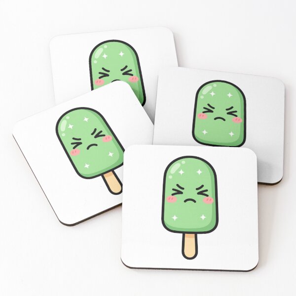 Item preview, Cute Jealous Kawaii Popsicle Cartoon | Adorable Popsicle Sticker & Gift Design designed and sold by Rood Art Studio.