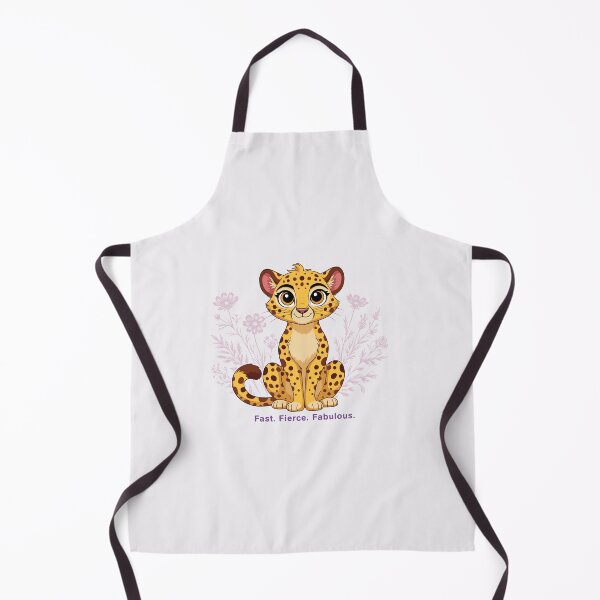 Item preview, Fierce Floral Cheetah - Bold Purple Wildflower Graphic designed and sold by ArthousePromos.