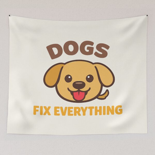 Item preview, Dogs Fix Everything  designed and sold by fadilow.