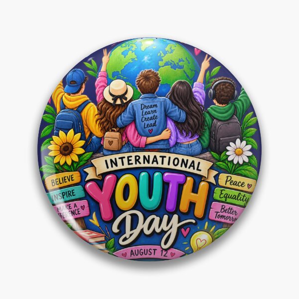 Item preview, International Youth Day – Dream Learn Create Lead designed and sold by StickyDelights.