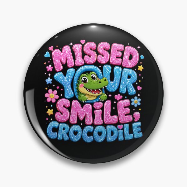 Item preview, Missed Your Smile Crocodile A Fun Design For Kids and School designed and sold by Crystal-Tree.