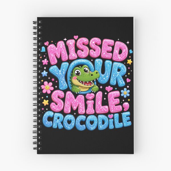 Item preview, Missed Your Smile Crocodile A Fun Design For Kids and School designed and sold by Crystal-Tree.