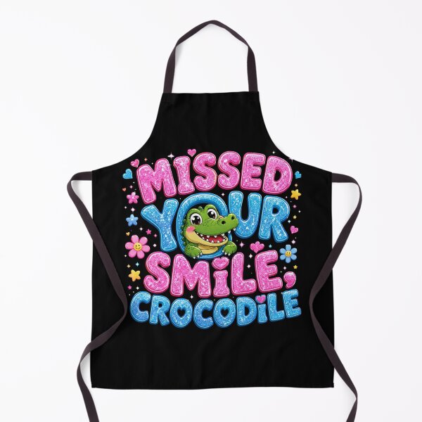 Item preview, Missed Your Smile Crocodile A Fun Design For Kids and School designed and sold by Crystal-Tree.