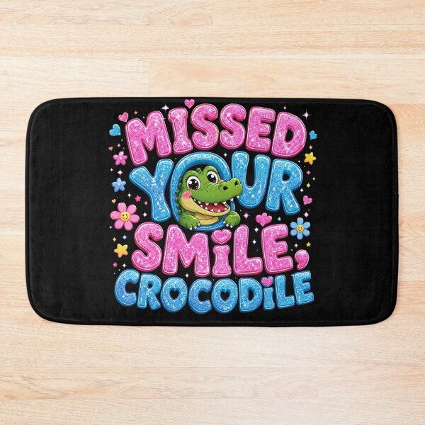 Item preview, Missed Your Smile Crocodile A Fun Design For Kids and School designed and sold by Crystal-Tree.