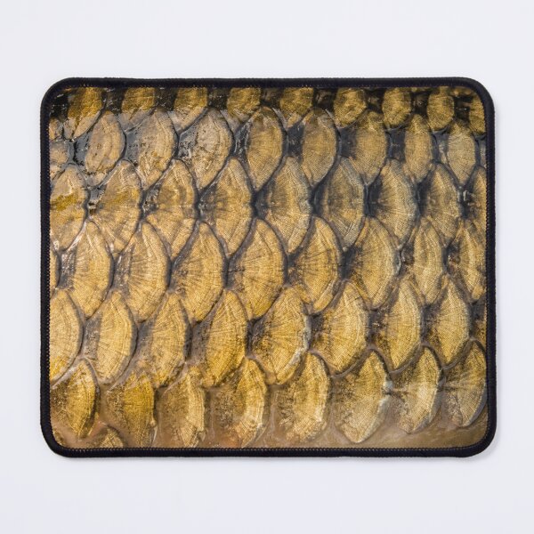 Item preview, Realistic Gold Carp Scales Pattern - Hardcore Angler Jigsaw Puzzle designed and sold by GeekAnglerStore.