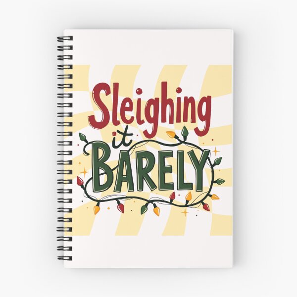 Item preview, Sleighing It Barely – Funny Christmas Holiday Design designed and sold by Ashes to Artistry.
