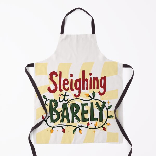 Item preview, Sleighing It Barely – Funny Christmas Holiday Design designed and sold by Ashes to Artistry.