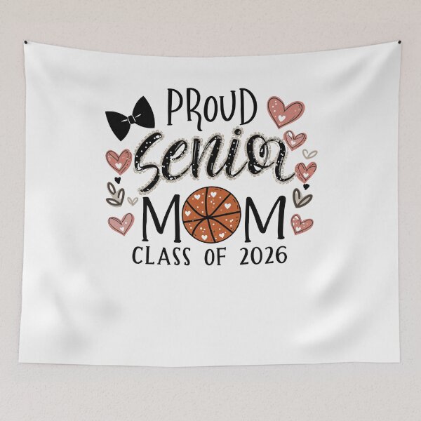 Item preview, Proud Senior Mom Class of 2026 Basketball Graduation designed and sold by Mr. L.S.