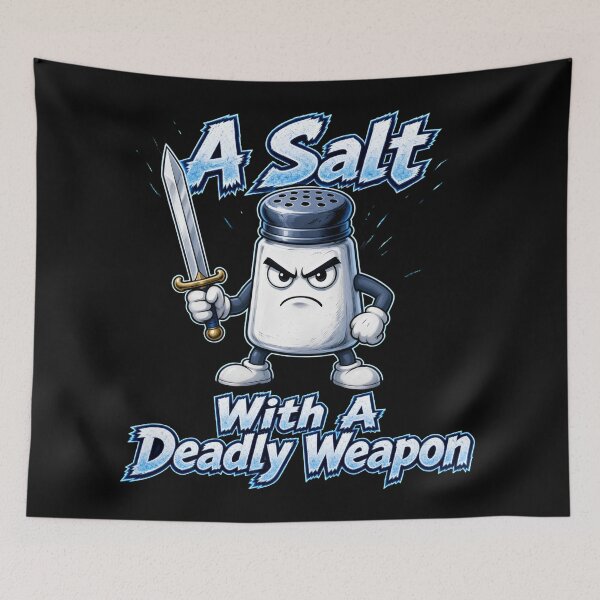 Item preview, A Salt With A Deadly Weapon Funny Pun designed and sold by TshirtsOnline-.