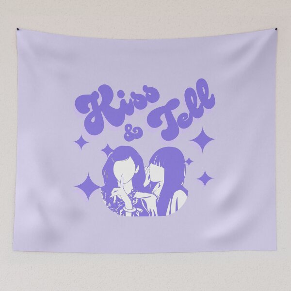 Item preview, Kiss N Tell Dreamy Typography | aespa Inspired Design designed and sold by Meivelle.