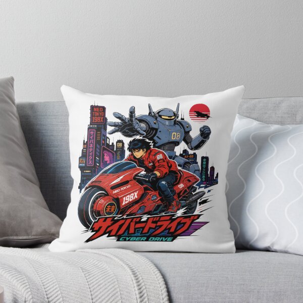 Item preview, Cyber Drive - Retro Cyberpunk Bike And Robo Mecha designed and sold by TontikDesign.