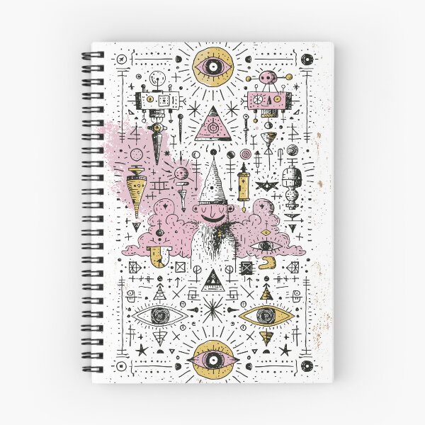 Item preview, Alchemist Mystical Symbols Doodle Art designed and sold by Romgora.