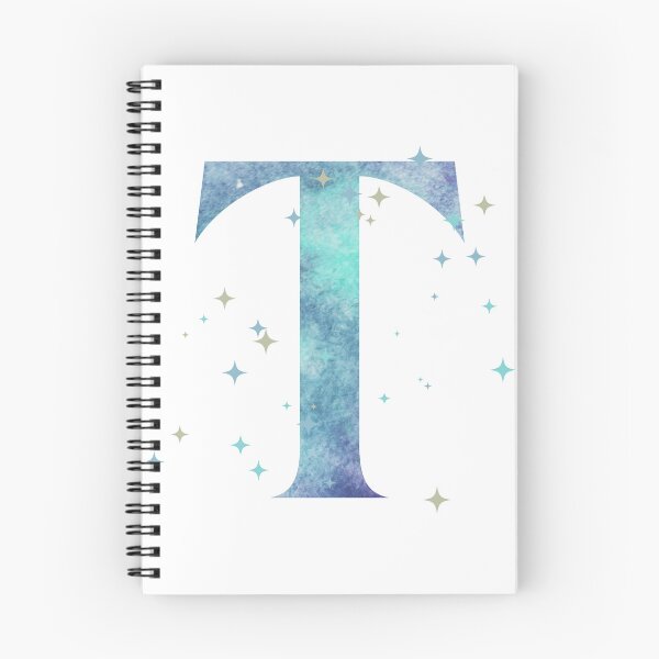 Item preview, Letter T Monogram watercolor galaxy designed and sold by iRenza.