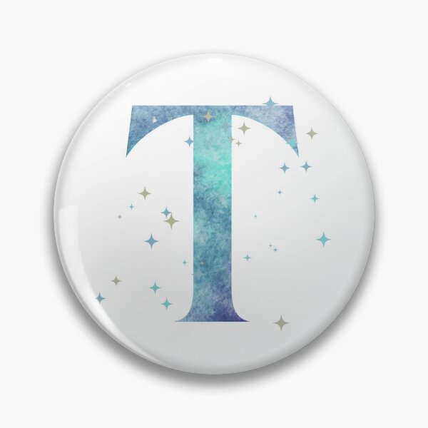 Item preview, Letter T Monogram watercolor galaxy designed and sold by iRenza.