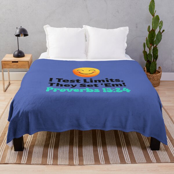 Item preview, I Test Limits They Set Em | Funny Christian Kids Proverbs 13:24 T designed and sold by kjson1.