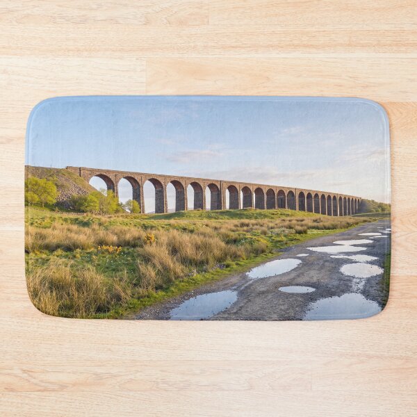 Item preview, Ribblehead Viaduct Sunny Yorkshire Dales Landscape designed and sold by ArtworkNorth.