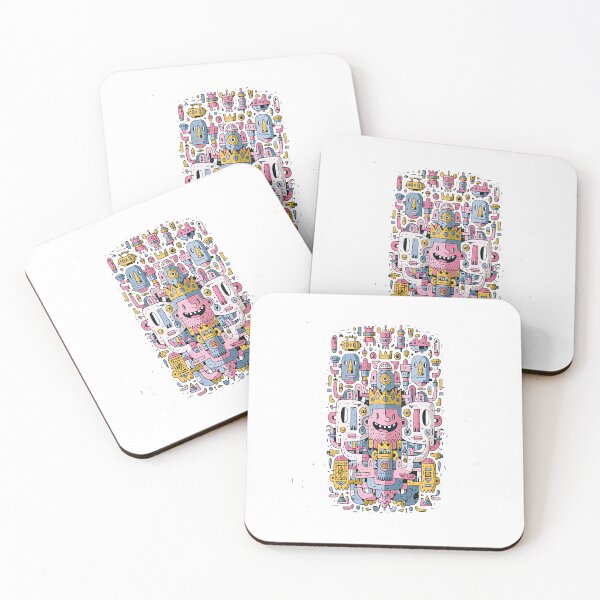 Item preview, Whimsical Doodle King Character Complex Illustration designed and sold by Romgora.