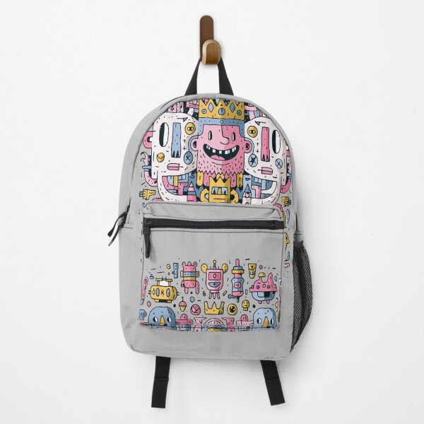 Item preview, Whimsical Doodle King Character Complex Illustration designed and sold by Romgora.