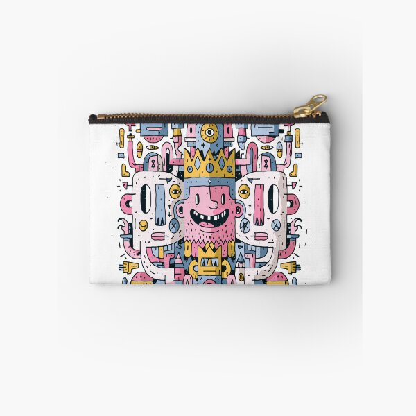 Item preview, Whimsical Doodle King Character Complex Illustration designed and sold by Romgora.
