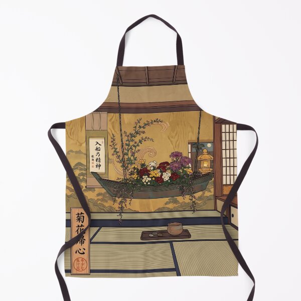 Item preview, Ukiyo-e Suspended Boat Ikebana Vintage Art designed and sold by conohitoAI-ArtGallery.