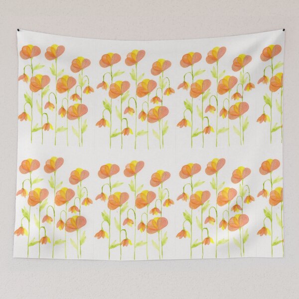 Item preview, Bubble Petals - Orange & Yellow designed and sold by Aileen David.